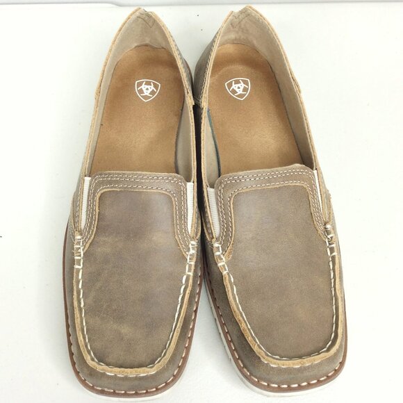 Ariat Womens Cruiser Easy Flex Wide Square Toe Sz 9 Trusty Brown Shoes 10046936 - Picture 5 of 8